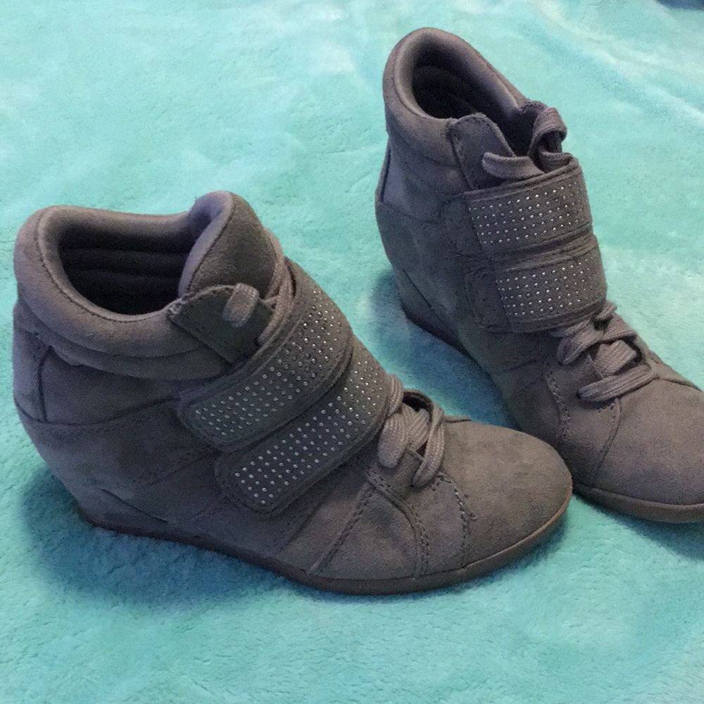 Material Girl sneakers with small wedge